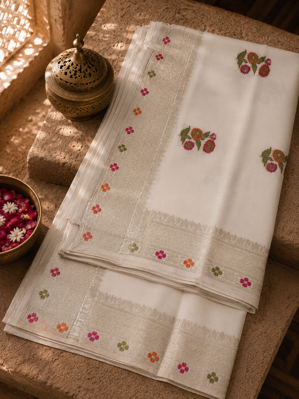 Pure Munga Silk Dupatta