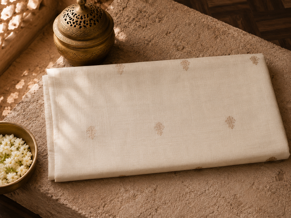 Pure Munga Silk Fabric