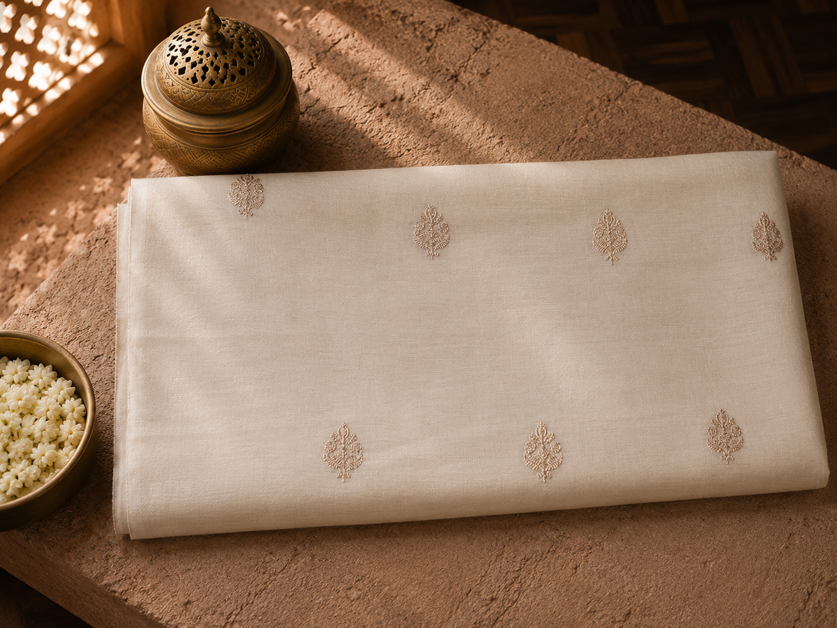 Pure Munga Silk Fabric