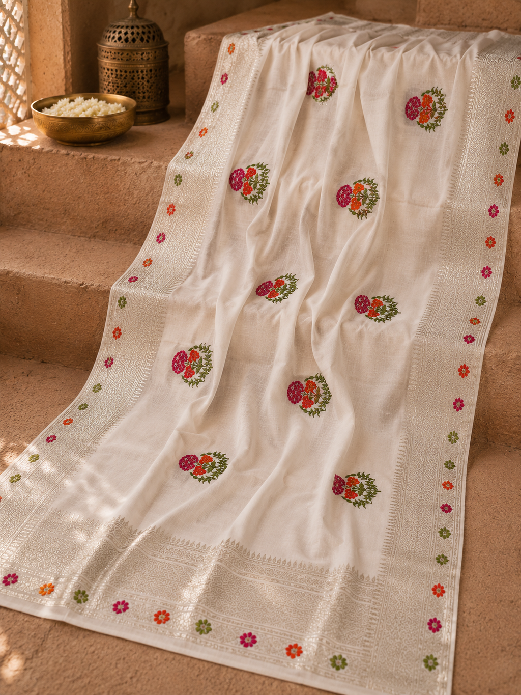 Pure Munga Silk Dupatta