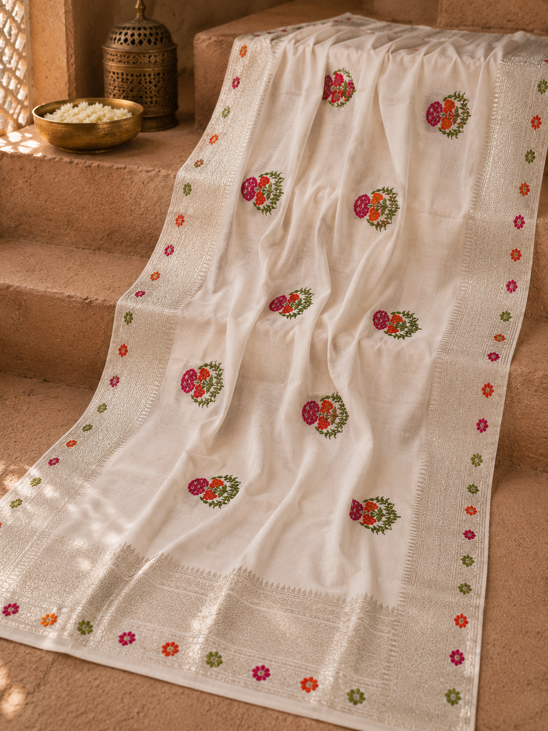 Pure Munga Silk Dupatta