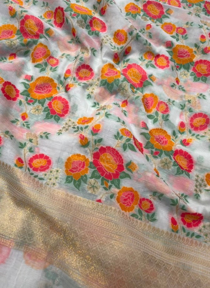 Chanderi Silk Suit Set