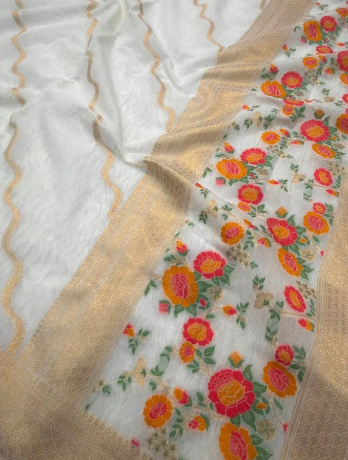 Chanderi Silk Suit Set