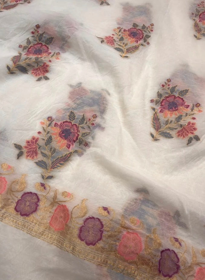 Chanderi Silk Suit Set