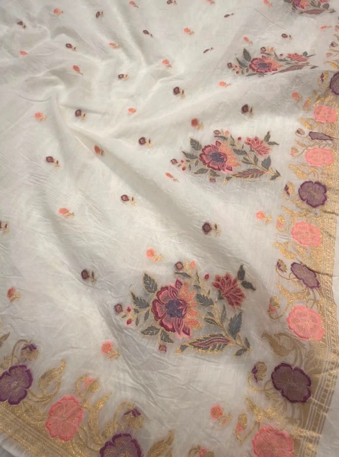 Chanderi Silk Suit Set