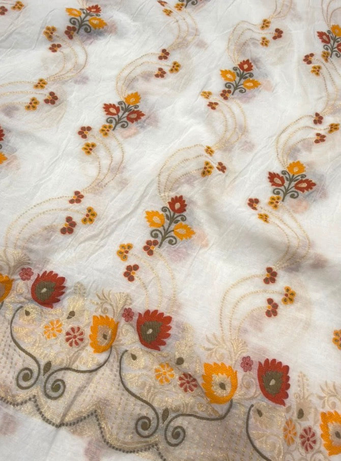 Chanderi Silk Suit Set