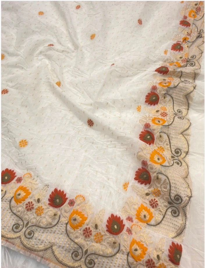 Chanderi Silk Suit Set