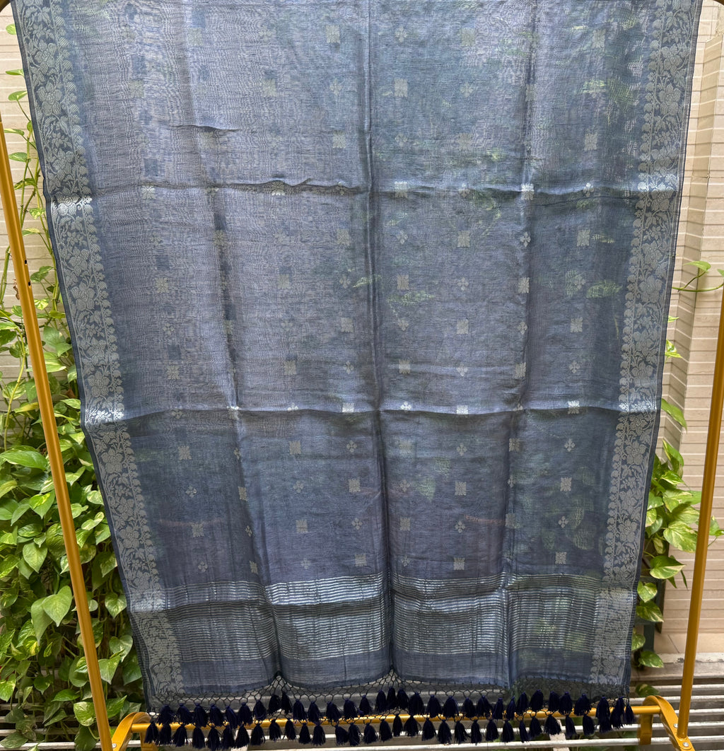 Pure Linen Dupatta