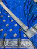 Royal Blue Pure Katan Silk Suit Set